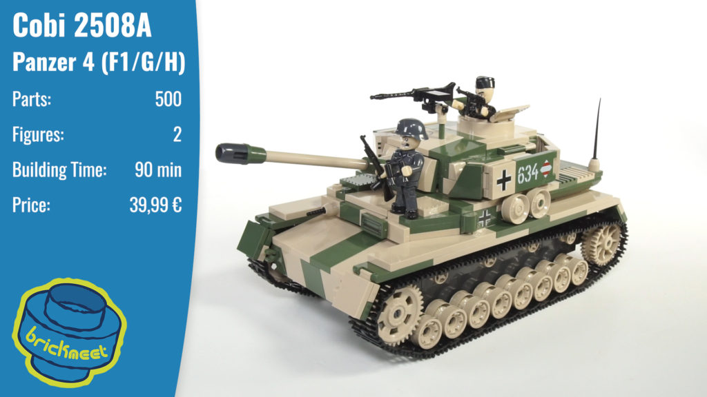 Cobi 2508A Panzer 4 Ausführung F1/G/H – Speed Build Review
