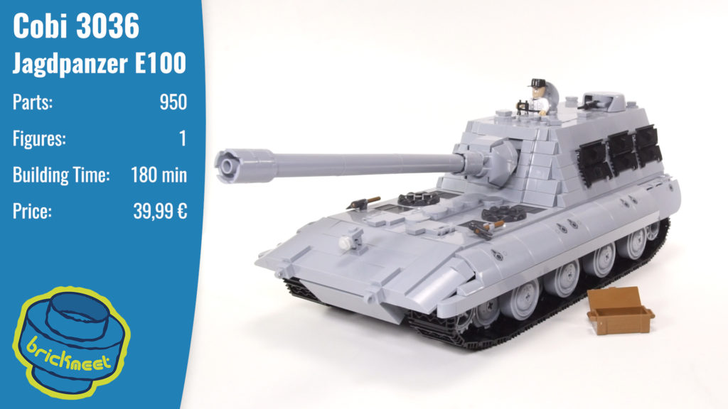 Cobi 3036 Jagdpanzer E100 – Speed Build Review