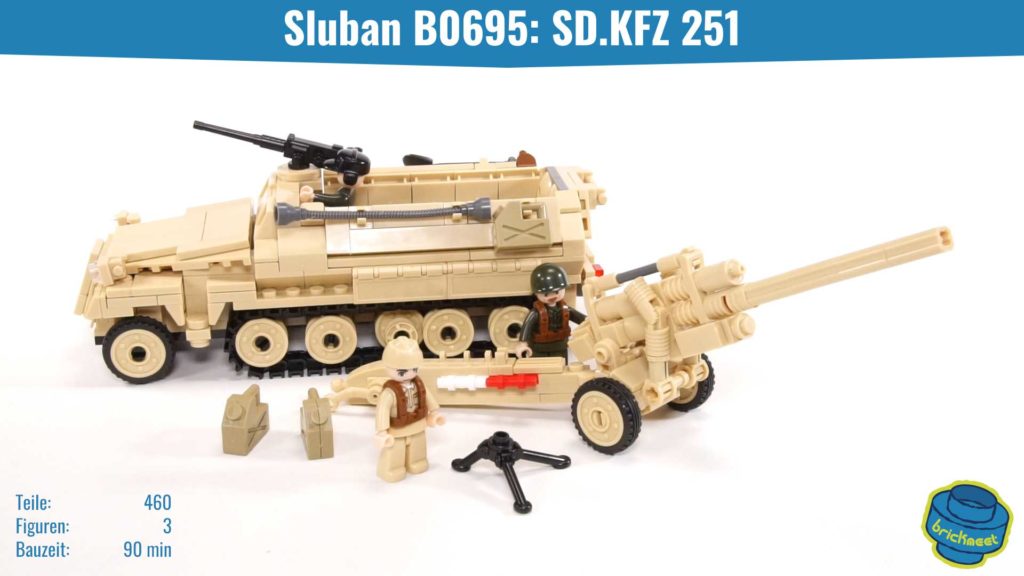 Sluban B0695 SD.KFZ 251 – Speed Build Review