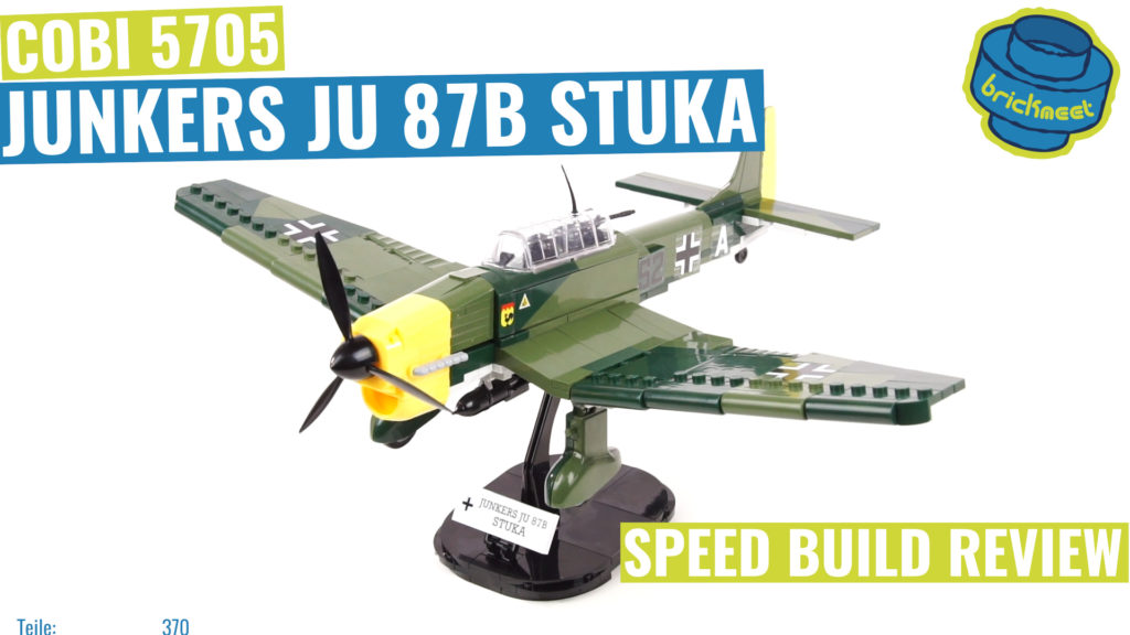 COBI 5705 – Junkers JU 87B Stuka -Speed Build Review