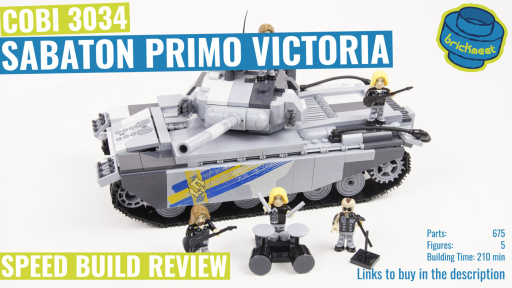 COBI 3034 WoT Sabaton Primo Victoria – Speed Build Review