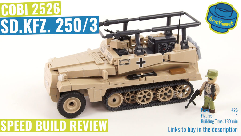 COBI 2526 SD.KFZ. 250/3 leichter Funkpanzer – Speed Build Review