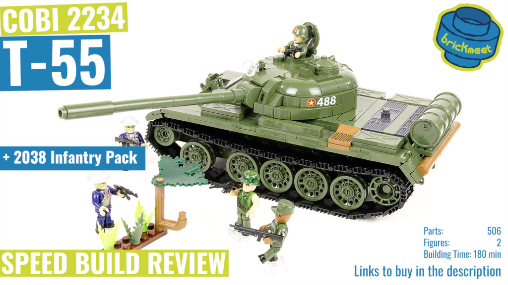 COBI 2234 T-55 + 2038 Infantry Pack – Speed Build Review