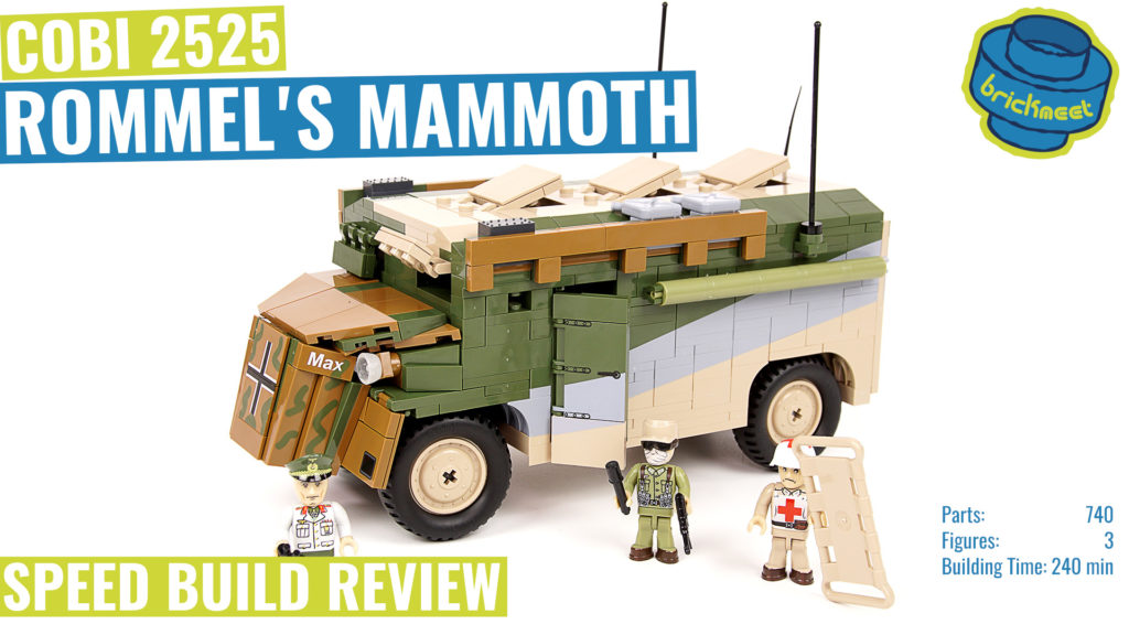 COBI 2525 Rommel’s Mammoth – Speed Build Review