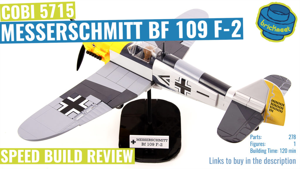 COBI 5715 Messerschmitt BF 109 F-2 – Speed Build Review