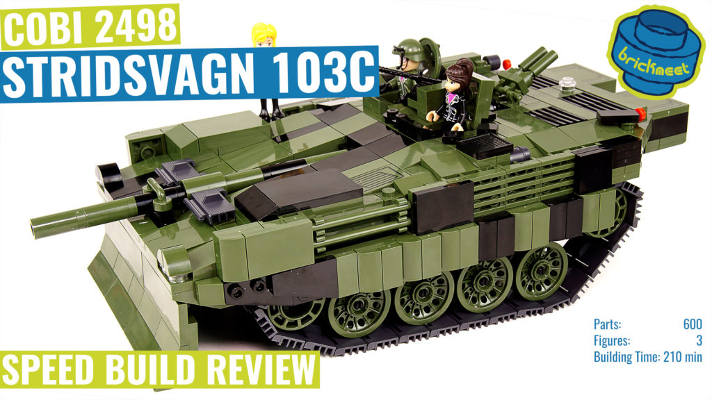 COBI 2498 Stridsvagn 103C – Speed Build Review
