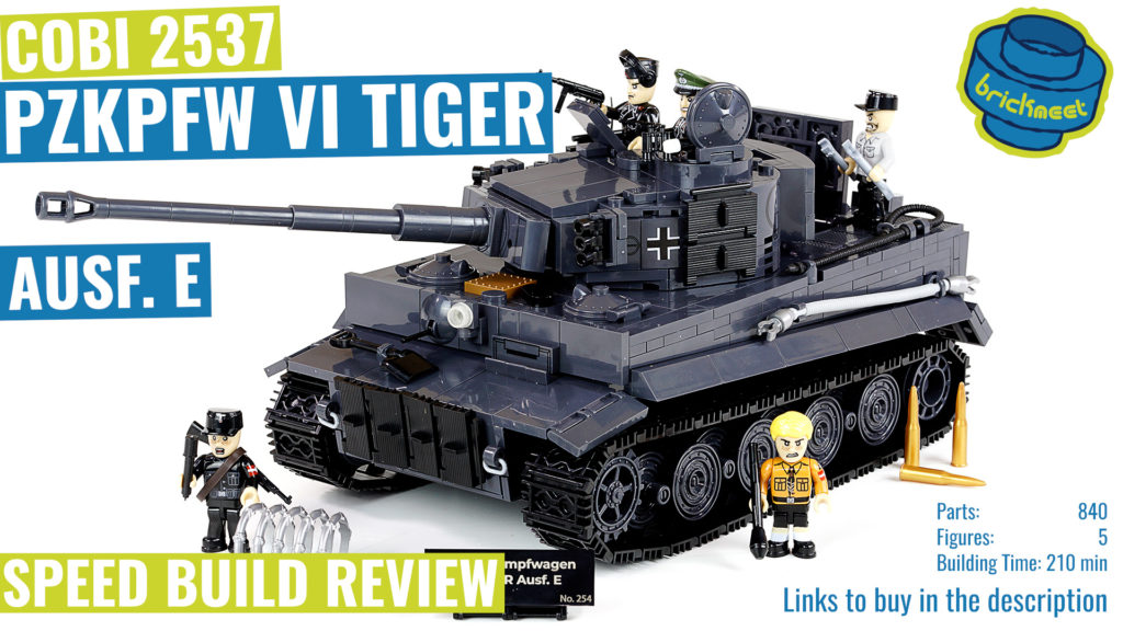 COBI 2537 – PzKpfw VI Tiger Ausf. E *LIMITED EDITION* – Speed Build Review