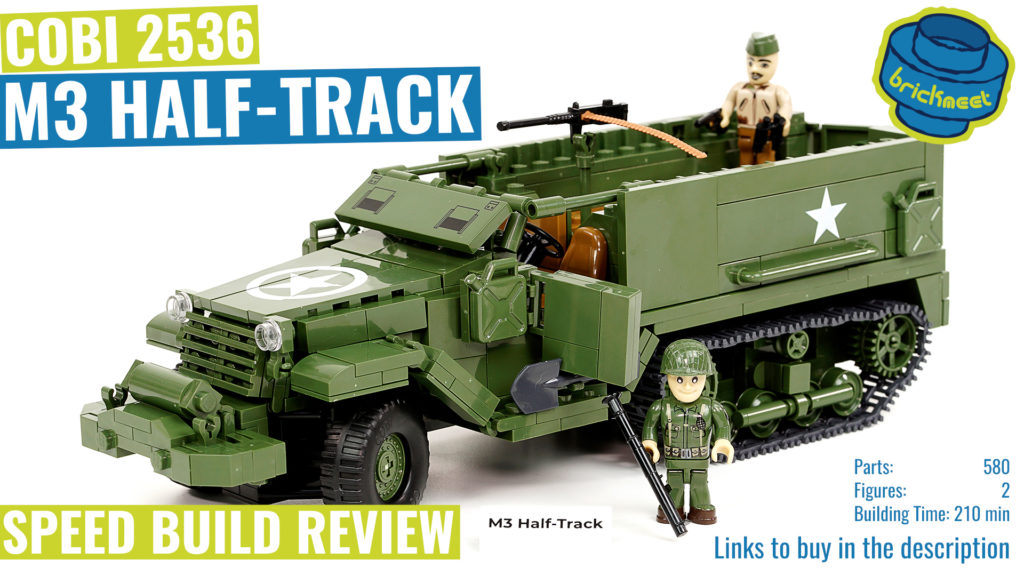 COBI 2536 M3 Half-Track – Speed Build Review