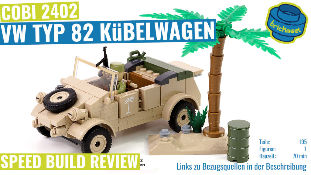 COBI 2402 VW TYP 82 Kübelwagen – Speed Build Review
