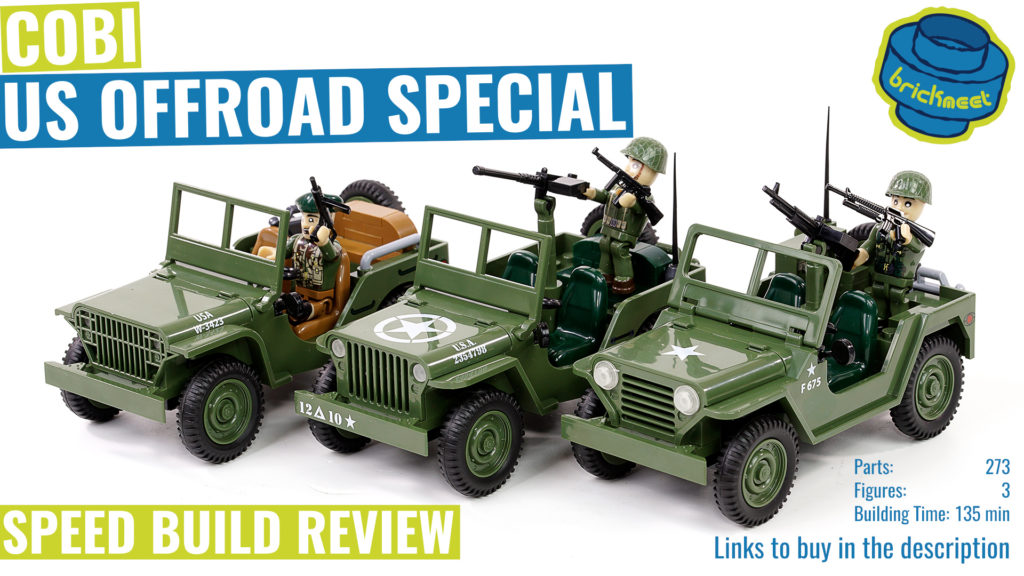 COBI US Offroad Special *GP, Willys Jeep, MUTT* – Speed Build Review