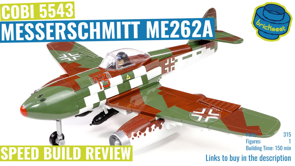 COBI 5543 Messerschmitt ME 262A – Speed Build Review