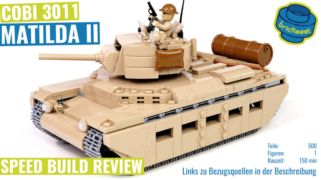 COBI 3011 World of Tanks Matilda II – Speed Build Review