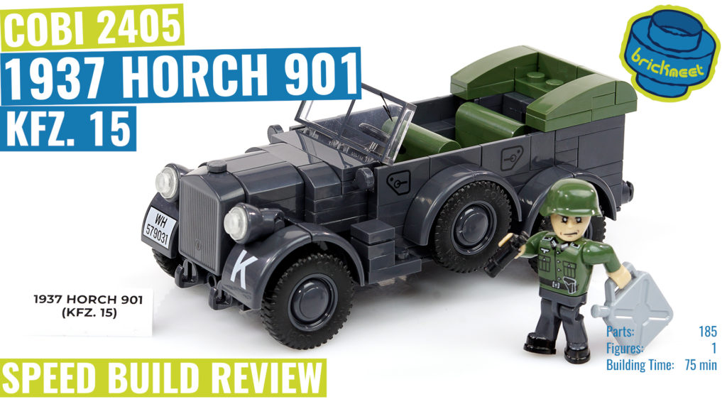 COBI 2405 1937 HORCH 901 KFZ.15 – Speed Build Review