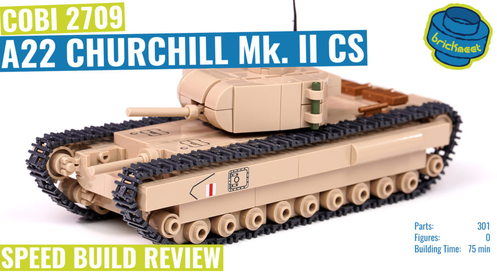 COBI 2709 – A22 Churchill Mk. II CS (1:48) – Speed Build Review