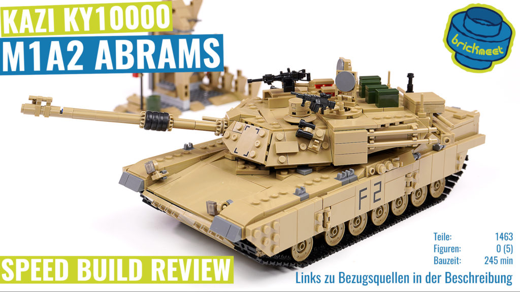 KAZI KY10000 – M1A2 Abrams MBT – Speed Build Review
