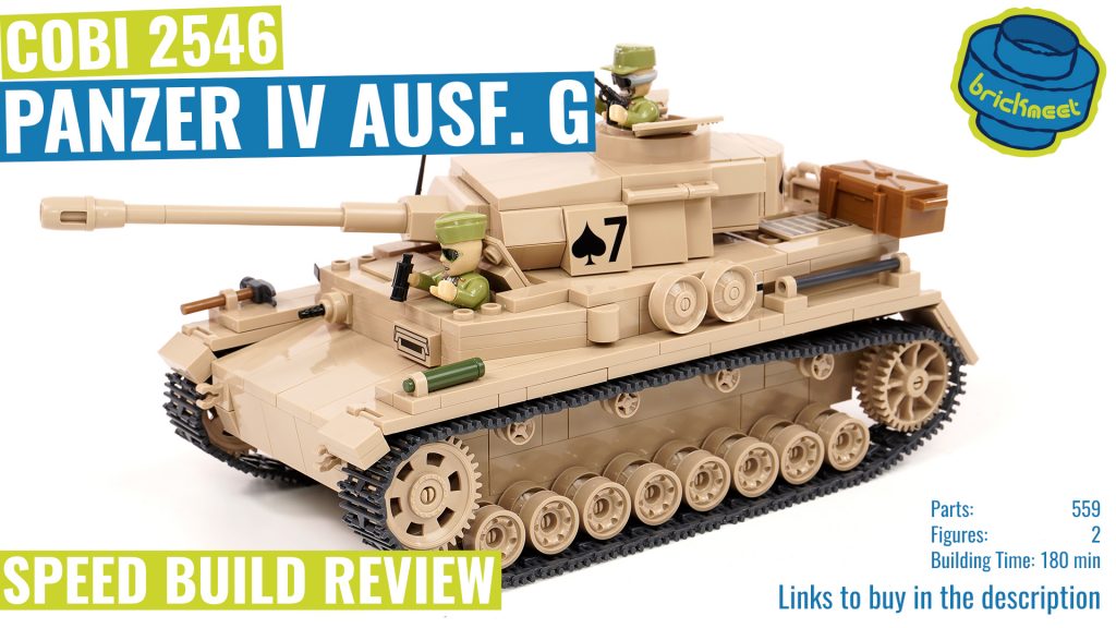 COBI 2546 – Panzer IV Ausf. G *Afrika Korps* – Speed Build Review
