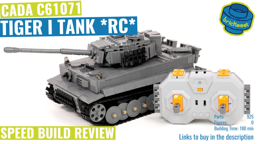 CADA C61071 Tiger I Tank *RC* – Speed Build Review