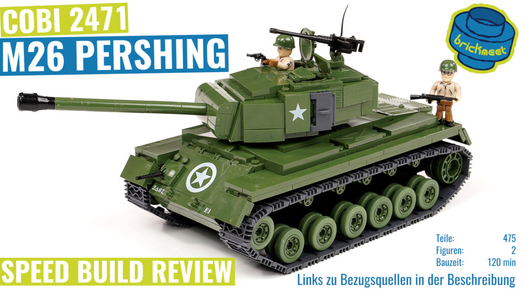 COBI 2471 – M26 Pershing – Speed Build Review