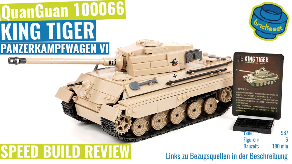 QuanGuan 100066 – King Tiger with interior (Speed Build Review)
