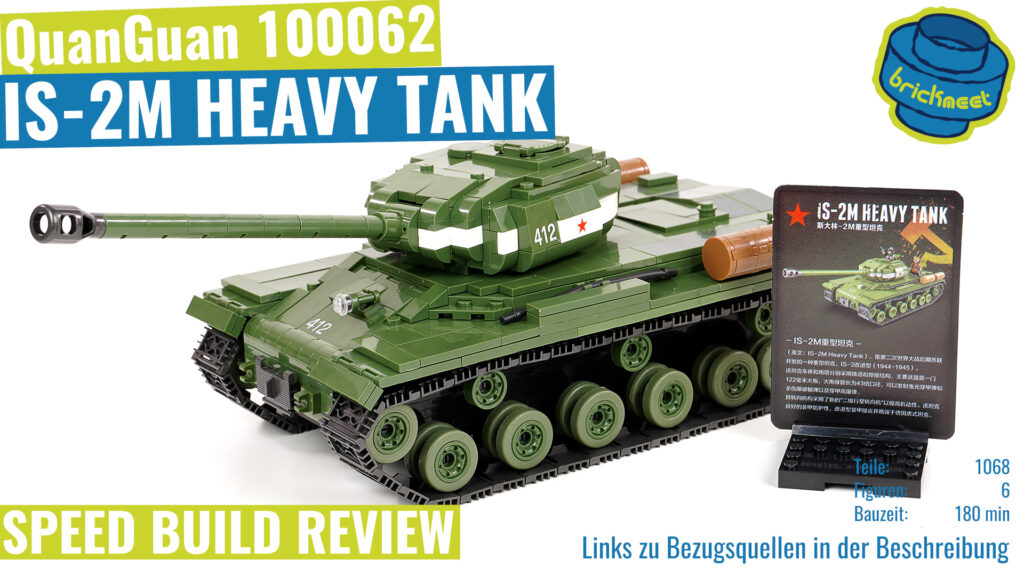 QuanGuan 100062 – IS2M Heavy Tank (Speed Build Review)