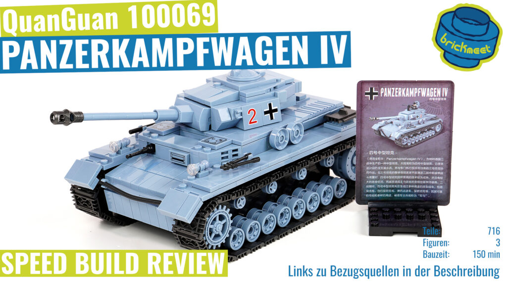 QuanGuan 100069 – Panzer IV (Speed Build Review)