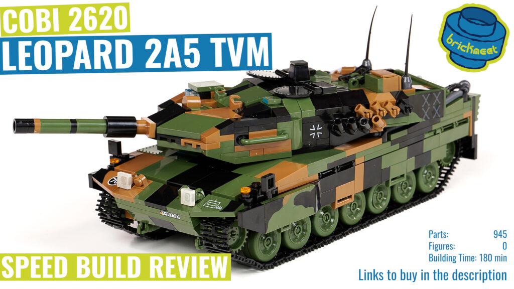 COBI 2620 – Leopard 2A5 TVM (Speed Build Review)