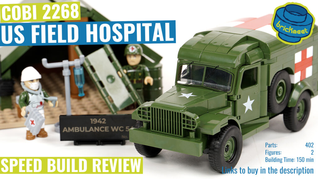 COBI 2268 – US Field Hospital *LIMITED EDITION* (Speed Build Review)