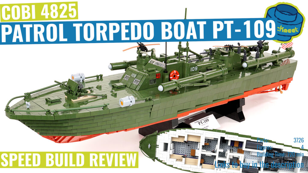 COBI 4825 – Patrol Torpedo Boat PT-109 (Speed Build Review)