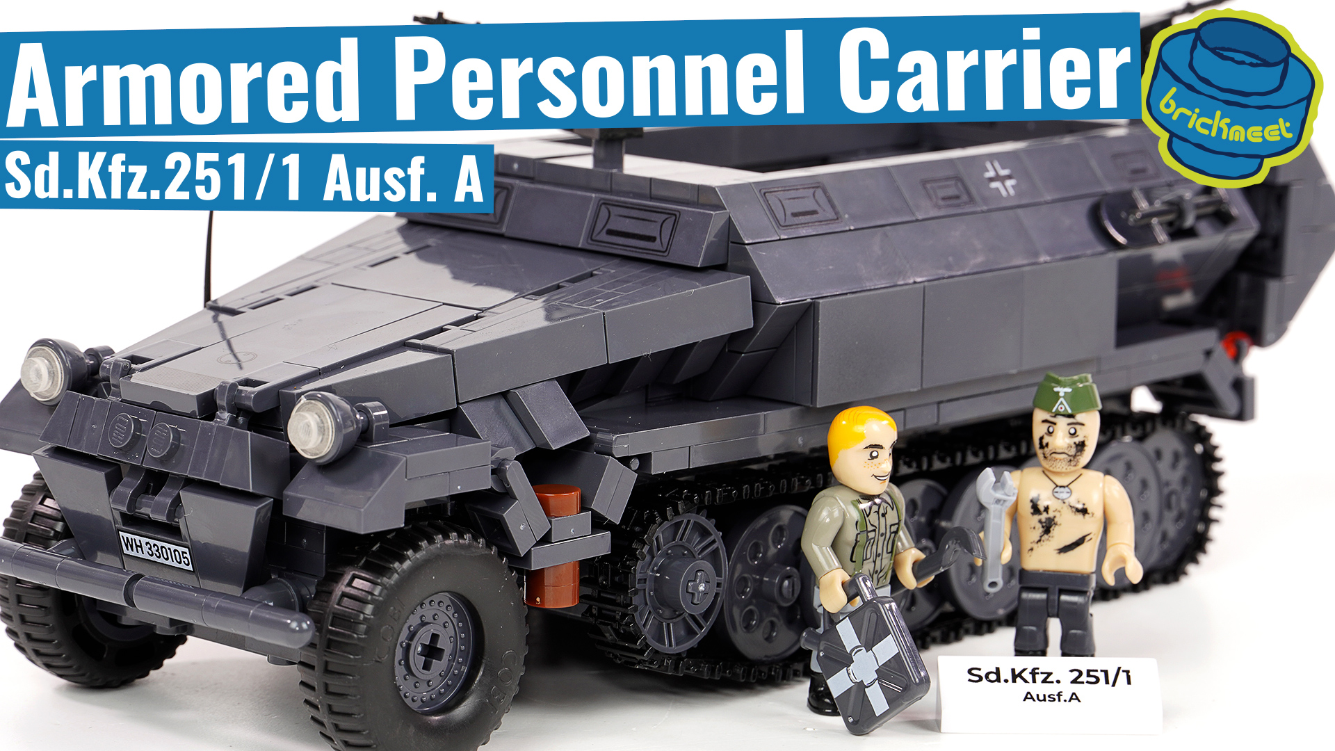 Cobi 2551 Hanomag Sd.Kfz.251/1 Ausf. A – Édition Limitée 636 Briques