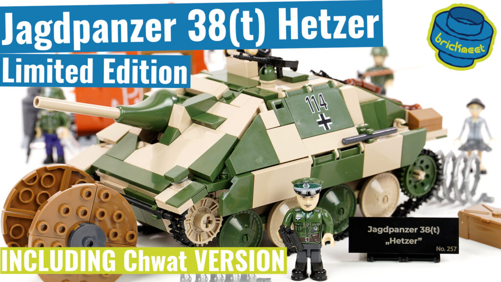 COBI 2557 – Jagdpanzer 38(t) Hetzer *Limited Edition*  (Speed Build Review)