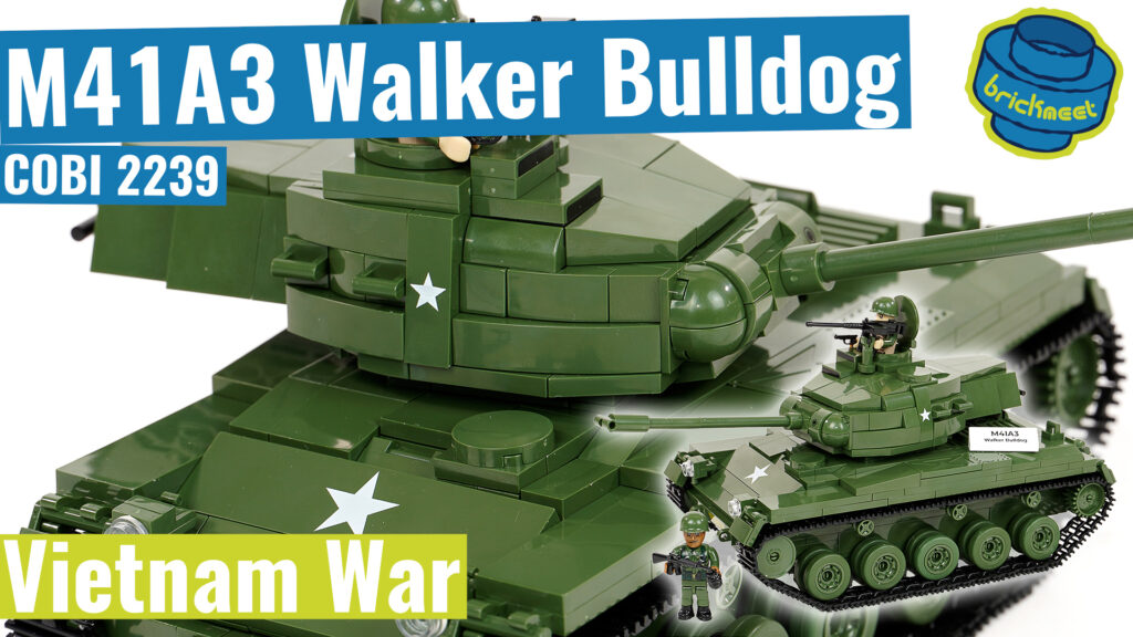 COBI 2239 – M41A3 Walker Bulldog (Speed Build Review)