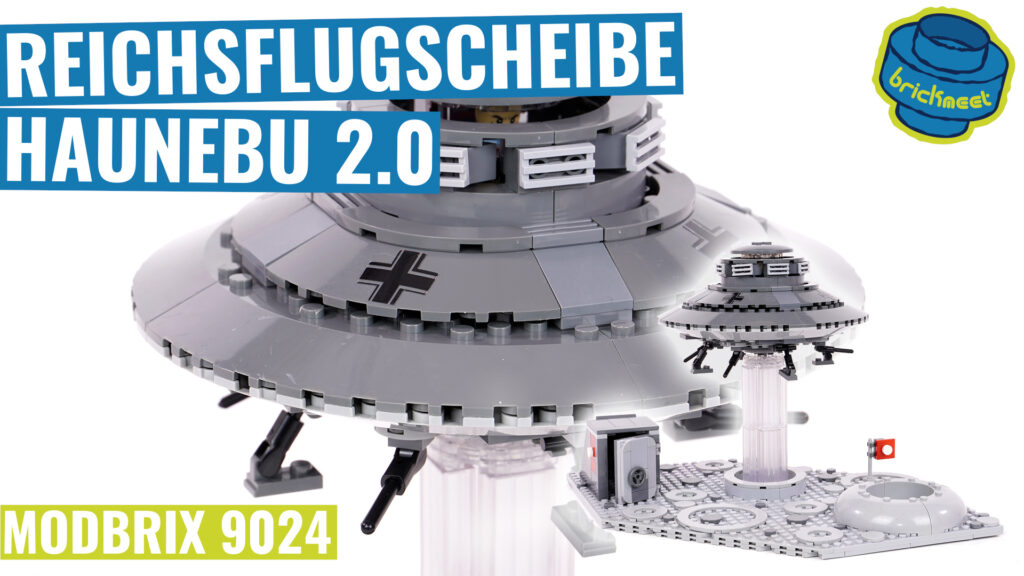 MODBRIX 9024 – Reichsflugscheibe Haunebu 2.0 (Speed Build Review)