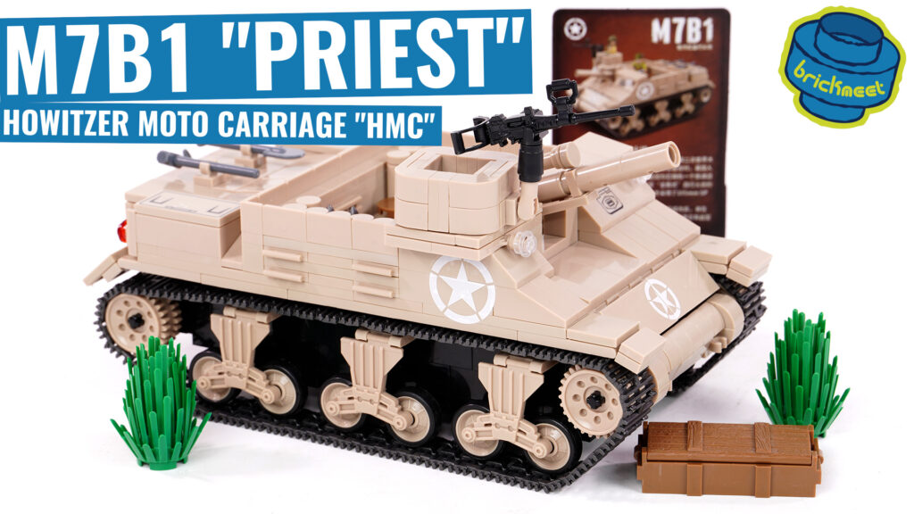 QuanGuan 100102 – M7B1 “Priest” Howitzer Motor Carriage  (Speed Build Review)