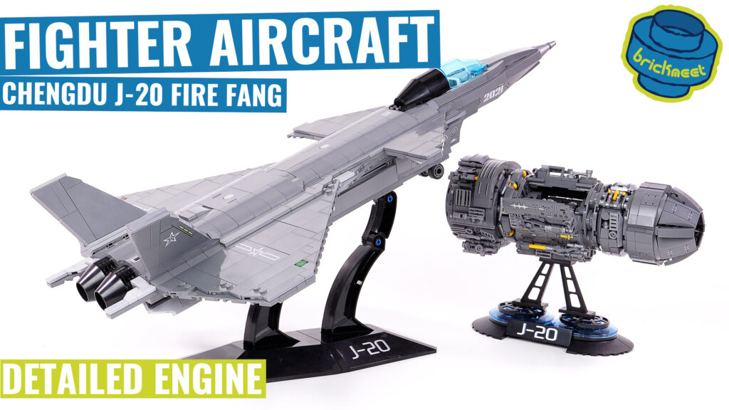 Qman 23011 – Aircraft Fighter J-20 Fire Fang (Speed Build Review)