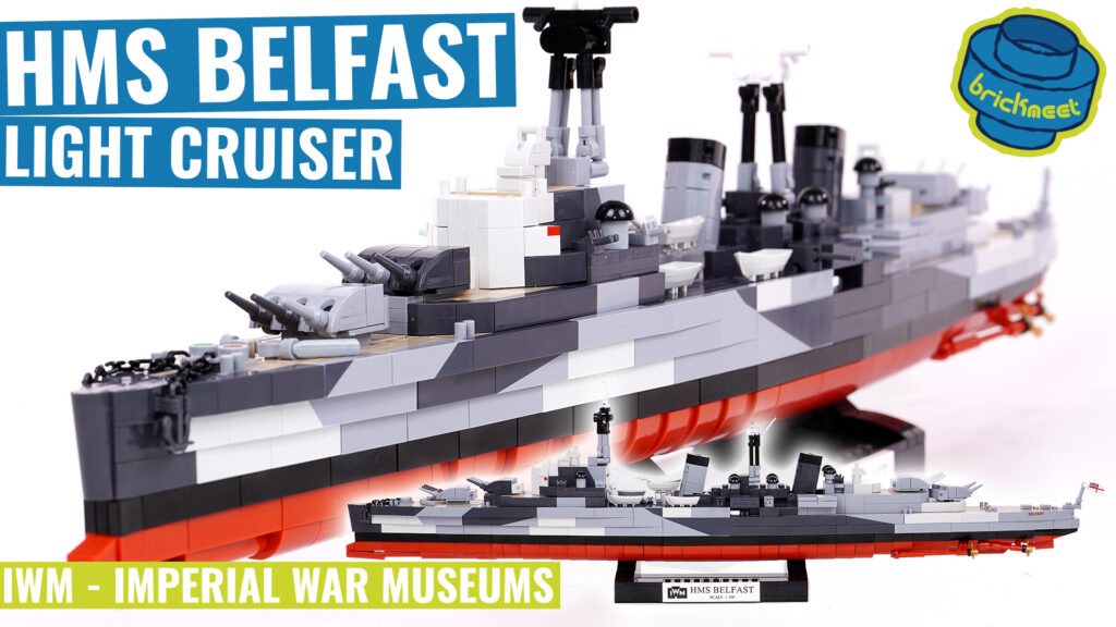 COBI 4821 – Light Cruiser HMS Belfast (Speed Build Review)