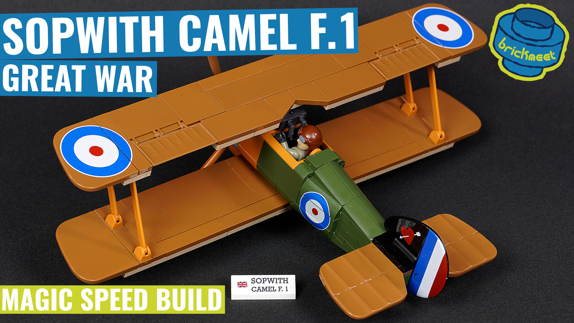 COBI 2987 - SOPHWITH CAMEL F.1 (Speed Build Review) - BrickMeet EN.