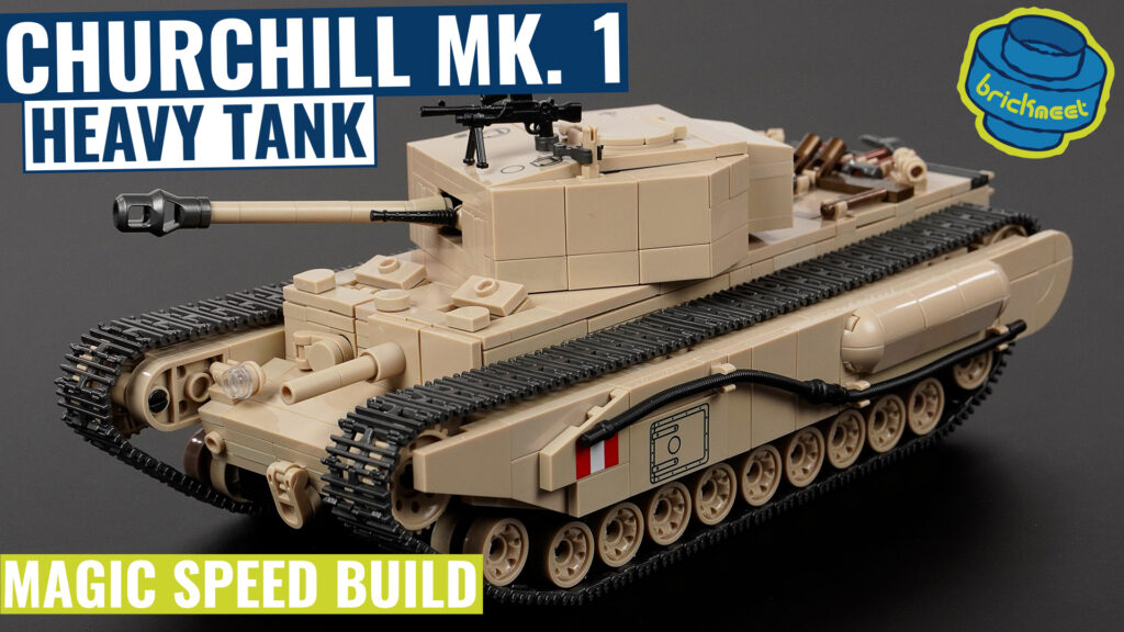 QuanGuan 100238 – CHURCHILL Mk. I – Heavy WW2 Tank (Speed Build Review)
