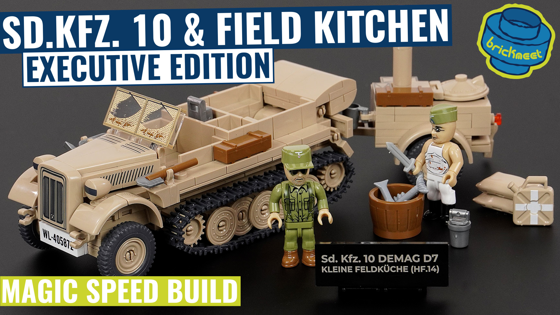 COBI 2272 - Sd.Kfz 10 - Field Kitchen (Speed Build Review