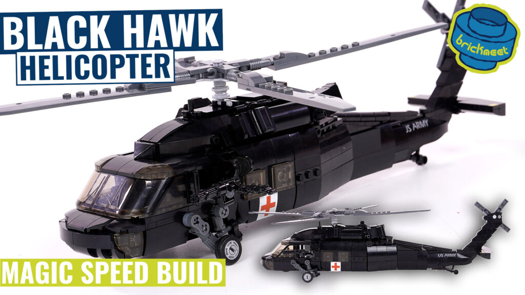 Sluban B1012 – Black Hawk Rescue Helicopter (Speed Build Review)