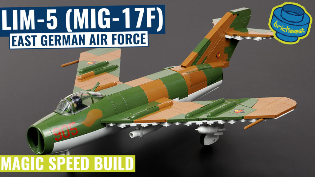 COBI 5825 – Lim-5 (MiG-17F) – East Germany Air Force (Speed Build Review)