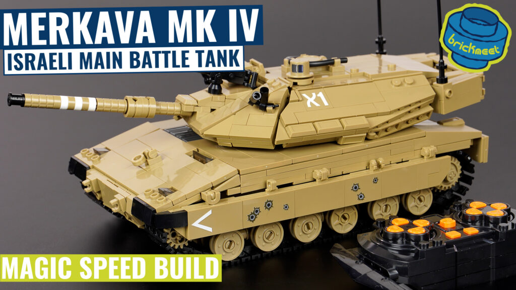 Sluban B1022 – Merkava Mk IV *RC* (Speed Build Review)