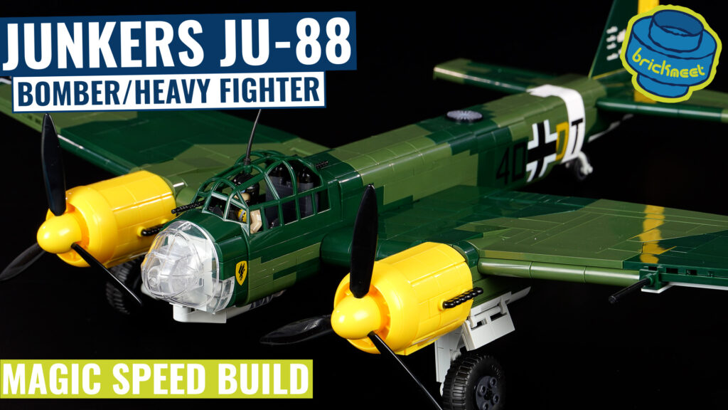COBI 5733 – Junkers JU-88 – Bomber/Heavy Fighter (Speed Build Review)