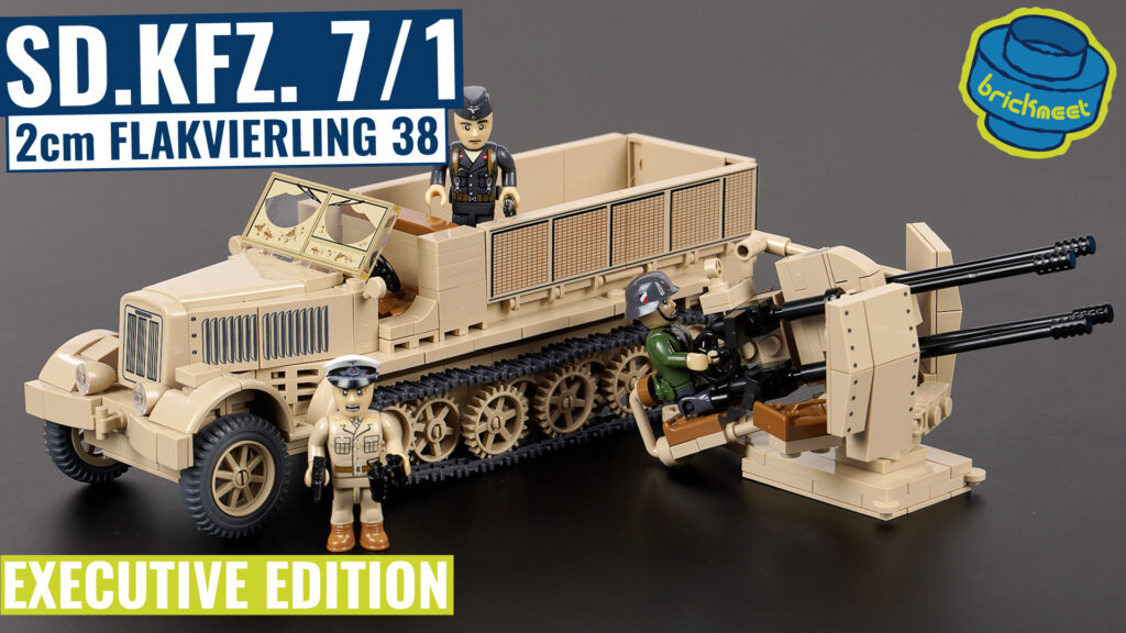 COBI 2274 – Sd.Kfz. 7/1 & 2cm Flakvierling 38 – Executive Edition (Speed Build Review)