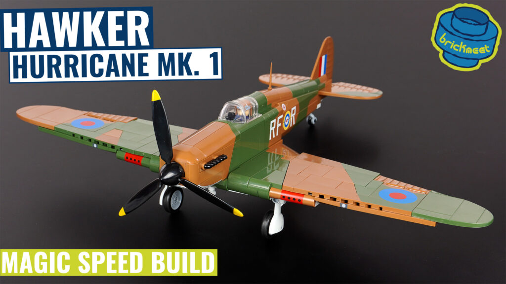 COBI 5728 – Hawker Hurricane Mk. I – British Fighter Aircraft (Speed Build Review)