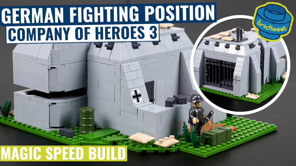COBI 3043 – German Fighting Position – Company of Heroes 3 (Speed Build Review)