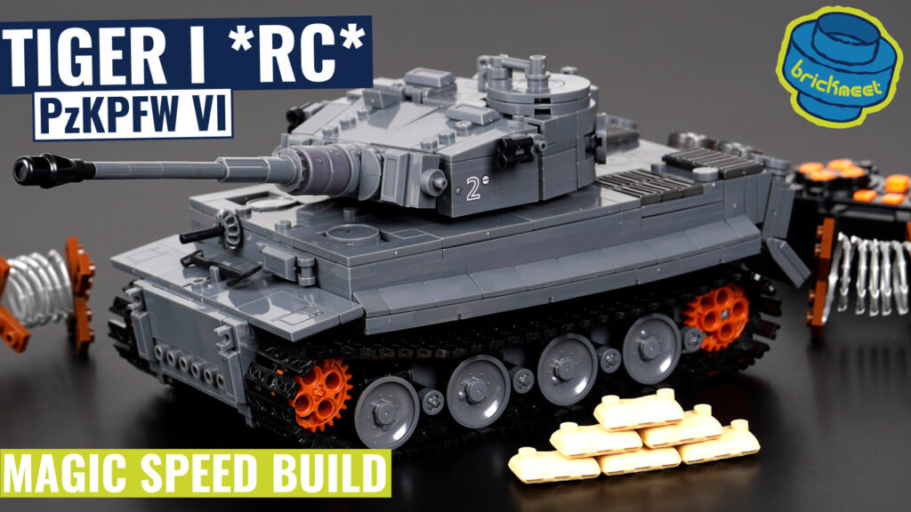 Sluban B0851 – PzKpfw VI Tiger I *RC* (Speed Build Review)