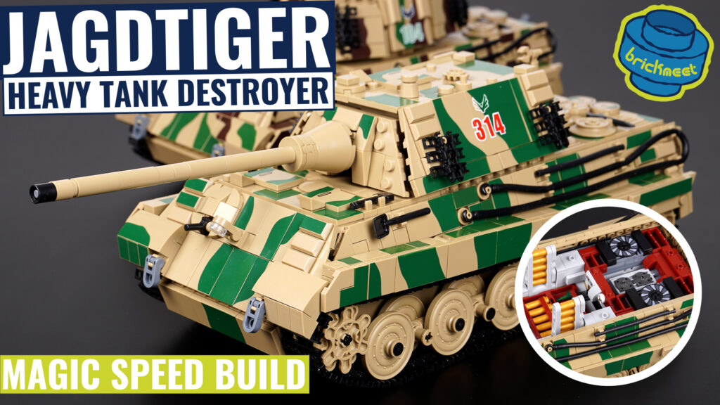 Panlos 632017 – Jagdtiger Jagdpanzer VI – Heavy Tank Destroyer (Speed Build Review)
