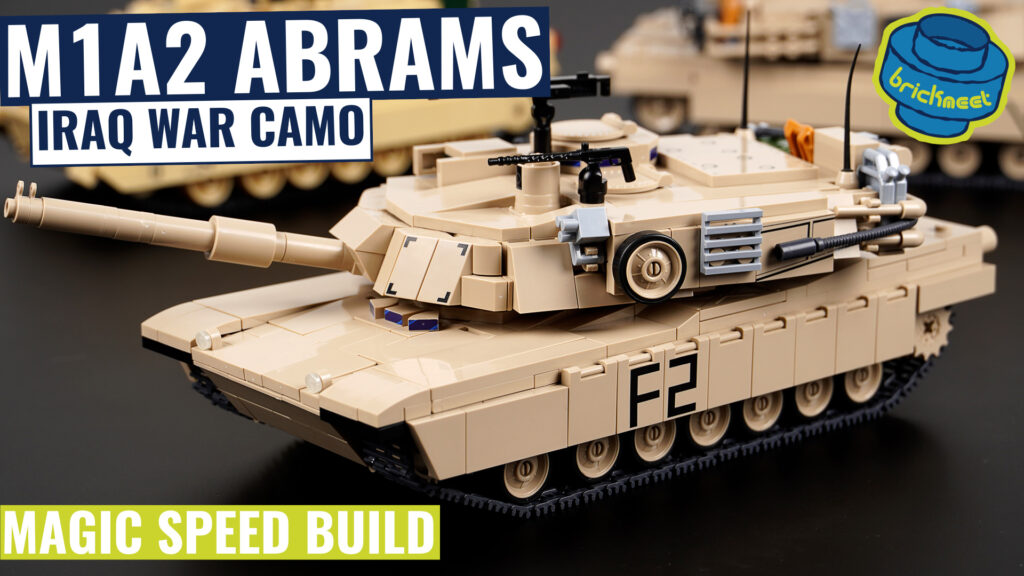 COBI 2622 – M1A2 Abrams – Iraq Version (Speed Build Review)