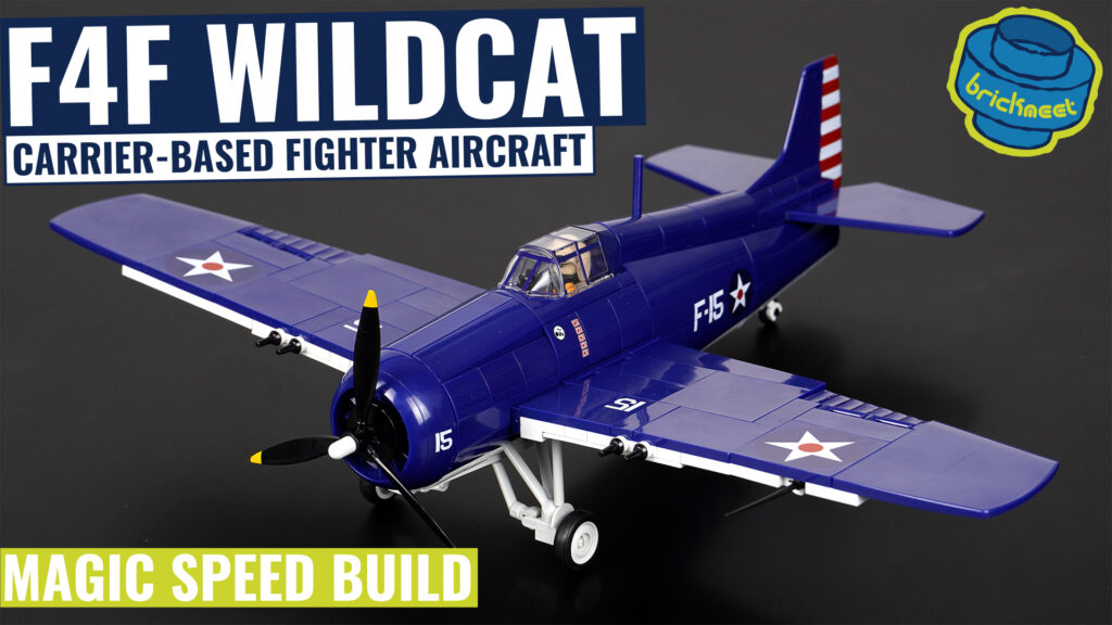 COBI 5731 – Grumman F4F Wildcat (Speed Build Review)