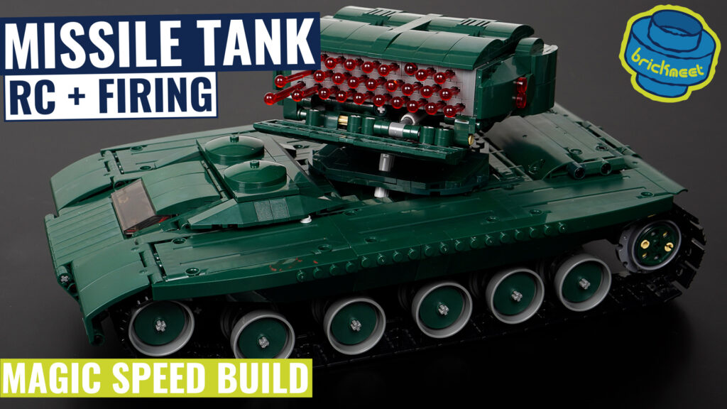 Reobrix 55027 – Missile Tank RC + Firing (Speed Build Review)